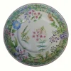 Vessière Cristaux Lunéville|Assiette Céramique|4 assiettes plates vent de fleurs lunéville