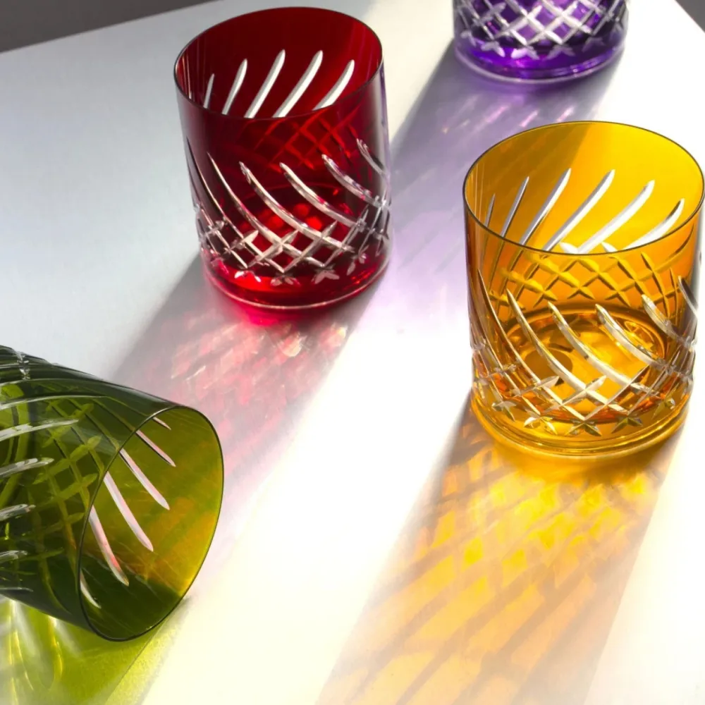 Vessière Cristaux Art De La Table|Verre À Eau|6 chopes color of joy