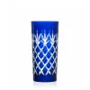 Vessière Cristaux Art De La Table|Verre À Eau|2 chopes cristal bleu taille ananas