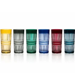 Vessière Cristaux Art De La Table|Verre À Eau|6 chopes cristal couleur BelAir