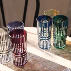 Vessière Cristaux Art De La Table|Verre À Eau|6 chopes cristal couleur BelAir