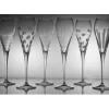 Vessière Cristaux Verre Cristal|Flûte Champagne|6 flûtes cristal artisanal prosseco