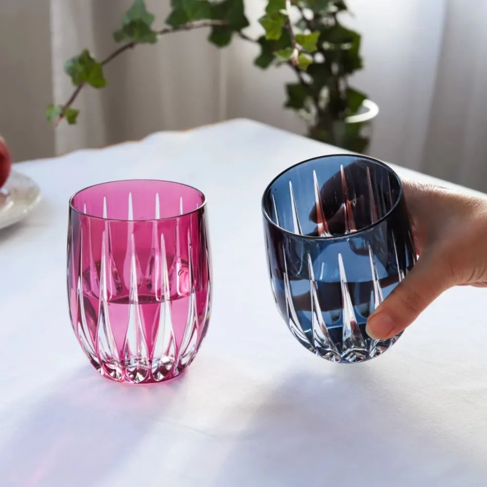 Vessière Cristaux Art De La Table|Verre À Eau|2 gobelets à eau Berenice bleu