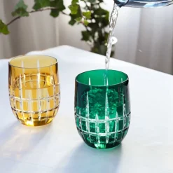 Vessière Cristaux Art De La Table|Verre À Whisky|2 gobelets à Whisky hollywood vert