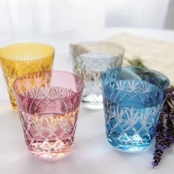 Vessière Cristaux Art De La Table|Verre À Whisky|4 gobelets couleur Royal