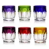 Vessière Cristaux Coffrets Verres Cristal|Verre Cristal Couleur|6 gobelets cristal couleur nicole