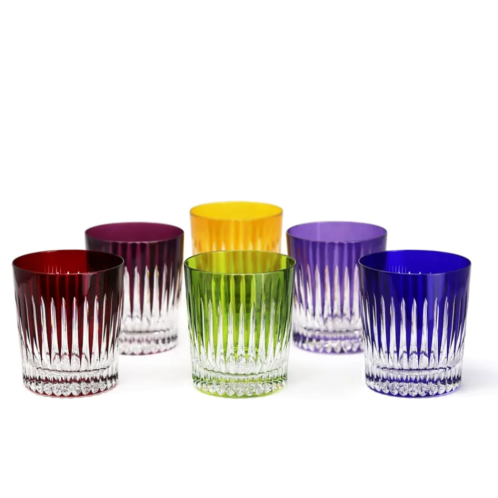Vessière Cristaux Art De La Table|Verre À Whisky|6 gobelets cristal couleur timeless