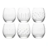 Vessière Cristaux Art De La Table|Coffrets Verres Cristal|6 gobelets ronds cristal ametysta