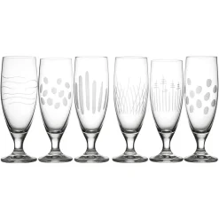 Vessière Cristaux Verre À Bière|Art De La Table|6 verres biere cristal imperial