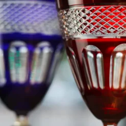 Vessière Cristaux Coffrets Verres Cristal|Verre Cristal Couleur|6 verres cristal couleur mireille n°2