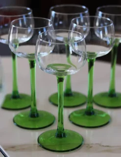Vessière Cristaux Verre À Vin|Coffrets Verres Cristal|6 Verres vin blanc alsace uni