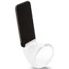 Vessière Cristaux Accessoires Cristal|Sculptures Cristal|Amplificateur smartphone blanc Daum