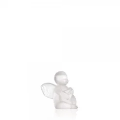 Vessière Cristaux Sculptures Et Figurines|Symboles Religieux Cristal|Angelot mandoline lalique