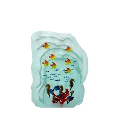 Vessière Cristaux Éditions D’Art Cristal|Bestiaire|Aquarium poissons verre yves trucchi