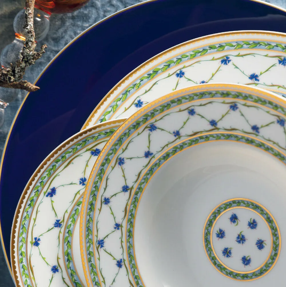 Vessière Cristaux Art De La Table|Assiette Céramique|Assiette creuse à aile 23 cm Allée Du Roy Raynaud