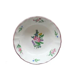 Vessière Cristaux Lunéville|Assiettes Cristal|Assiette creuse reverbere fin
