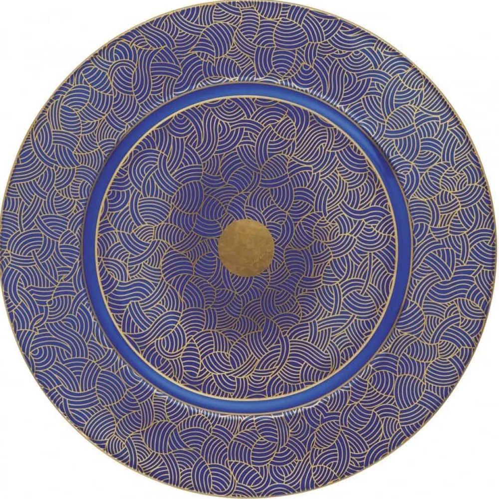Vessière Cristaux Art De La Table|Assiette Céramique|Assiette plate à aile 31 cm Imari Raynaud