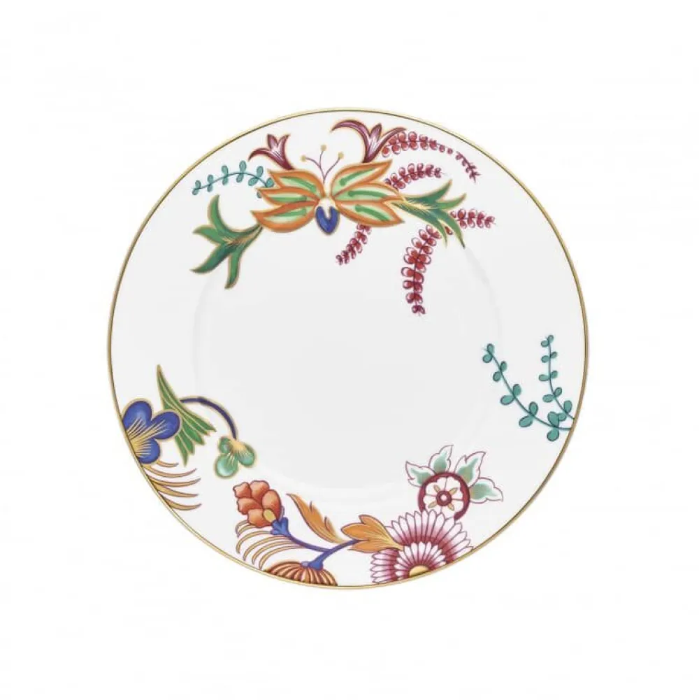 Vessière Cristaux Art De La Table|Assiette Céramique|Assiette plate à aile 22 cm Imari Raynaud
