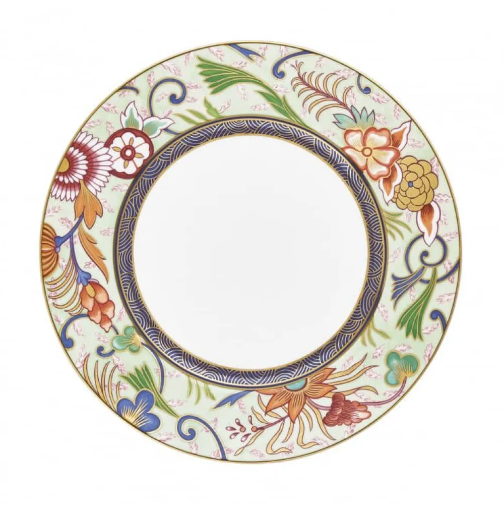 Vessière Cristaux Art De La Table|Assiette Céramique|Assiette plate à aile 27 cm Imari Raynaud