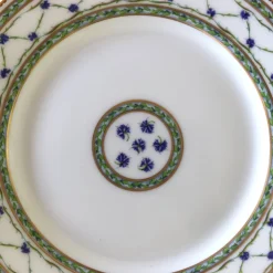 Vessière Cristaux Art De La Table|Assiette Céramique|Assiette plate à aile 27 cm Allée Du Roy Raynaud