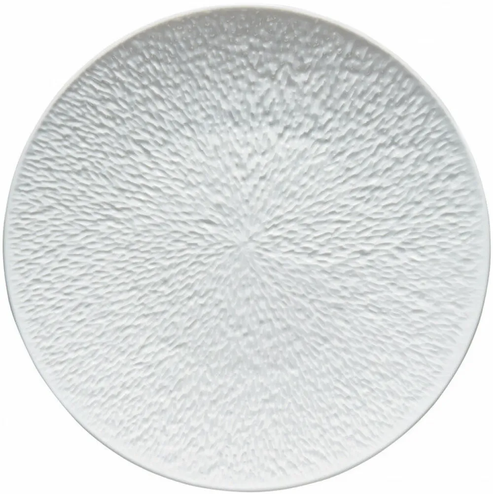 Vessière Cristaux Art De La Table|Assiette Céramique|Assiette plate gravée 32 cm Minéral Raynaud