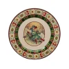 Vessière Cristaux Assiette Céramique|Assiettes Cristal|Assiette plate niderviller