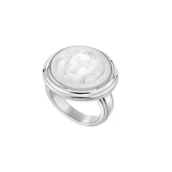 Vessière Cristaux Bijoux|Bagues Cristal|Bague aréthuse rond cristal Lalique
