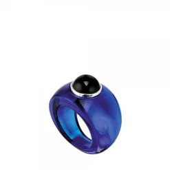 Vessière Cristaux Bijoux|Bagues Cristal|Bague charmante bleu lalique