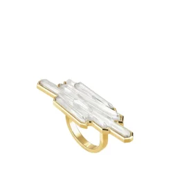 Vessière Cristaux Bijoux|Bagues Cristal|Bague double Terramineral Lalique