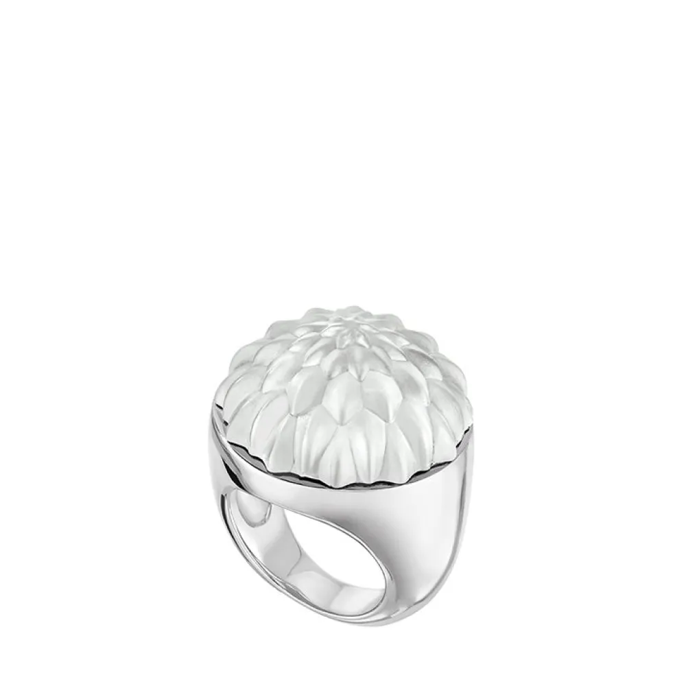 Vessière Cristaux Bijoux|Bagues Cristal|Bague flora bella lalique