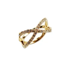 Vessière Cristaux Bagues Cristal|Bagues|Bague infinity cristaux swarovski®