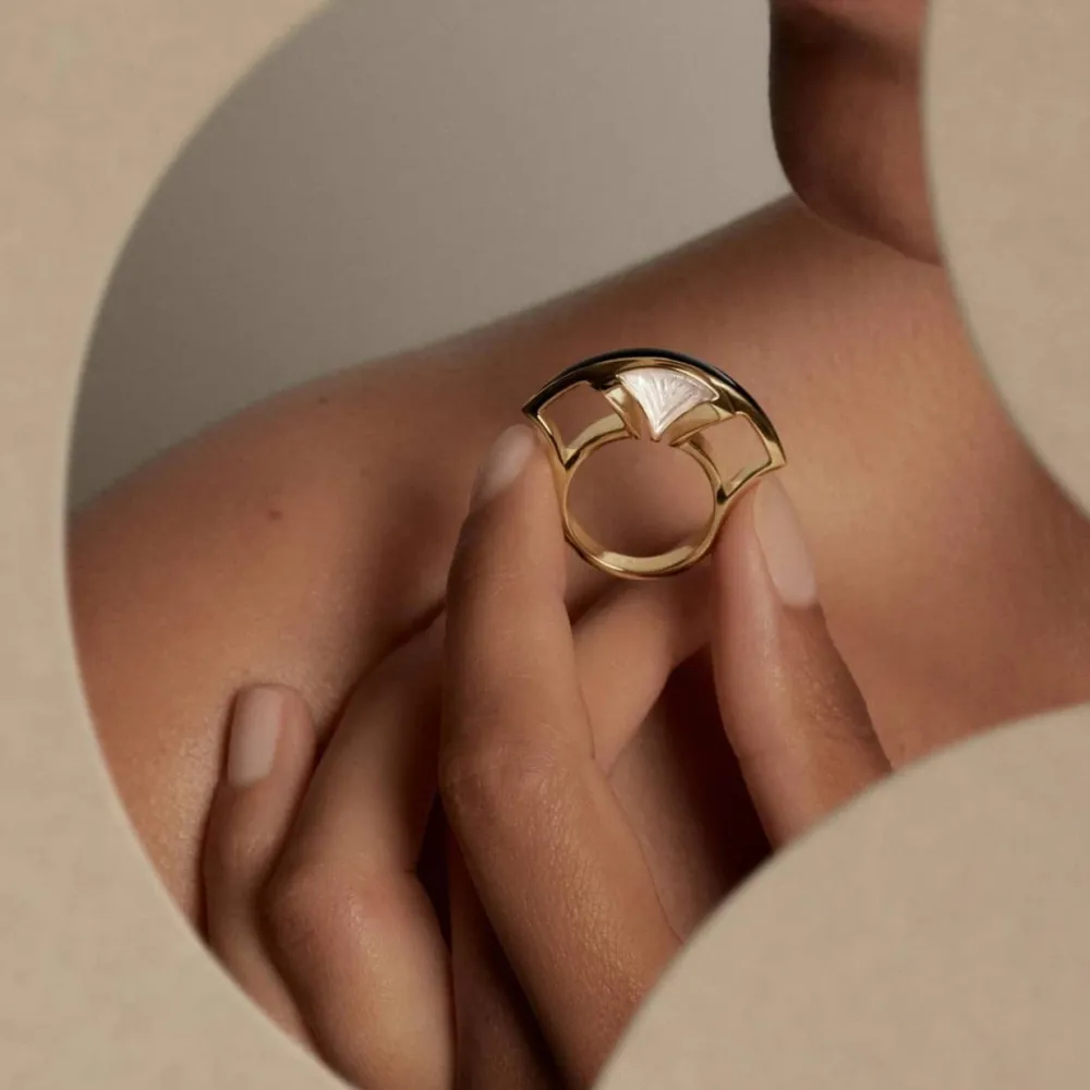 Vessière Cristaux Bagues Cristal|Bagues|Bague Larcade cristal Lalique