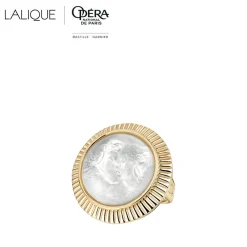 Vessière Cristaux Bijoux|Bagues Cristal|Bague le baiser lalique