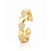 Vessière Cristaux Bagues Cristal|Bagues|Bague mon amour cristal doré