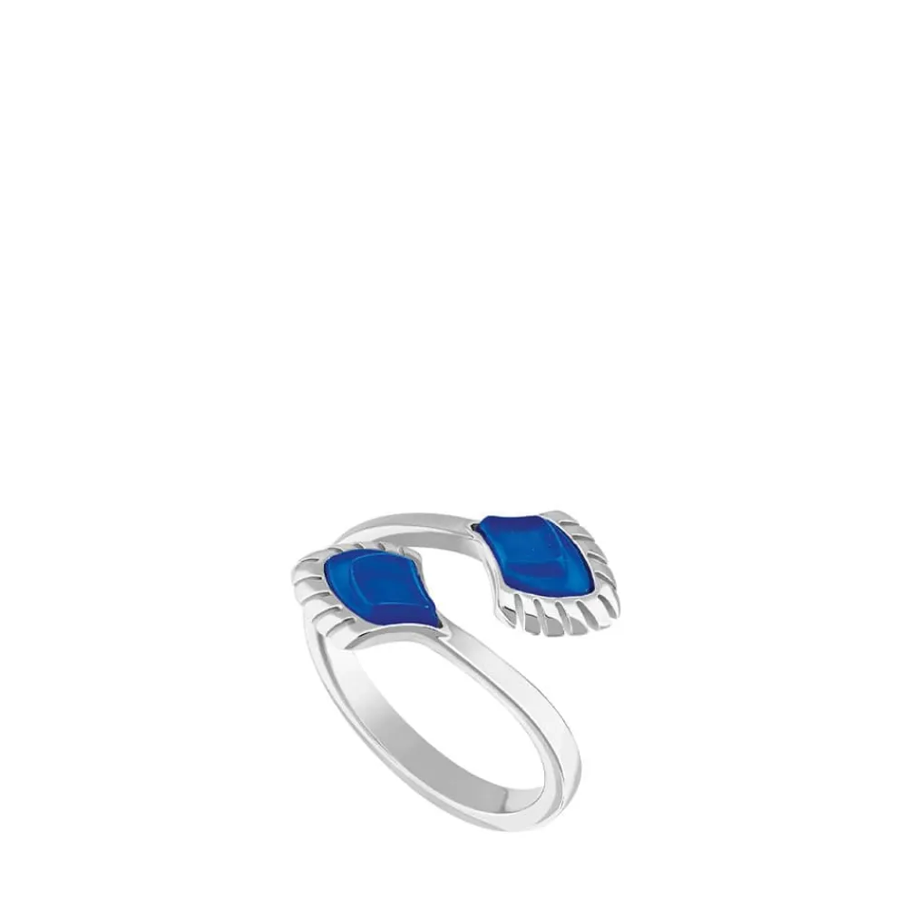 Vessière Cristaux Bijoux|Bagues Cristal|Bague paon pm lalique