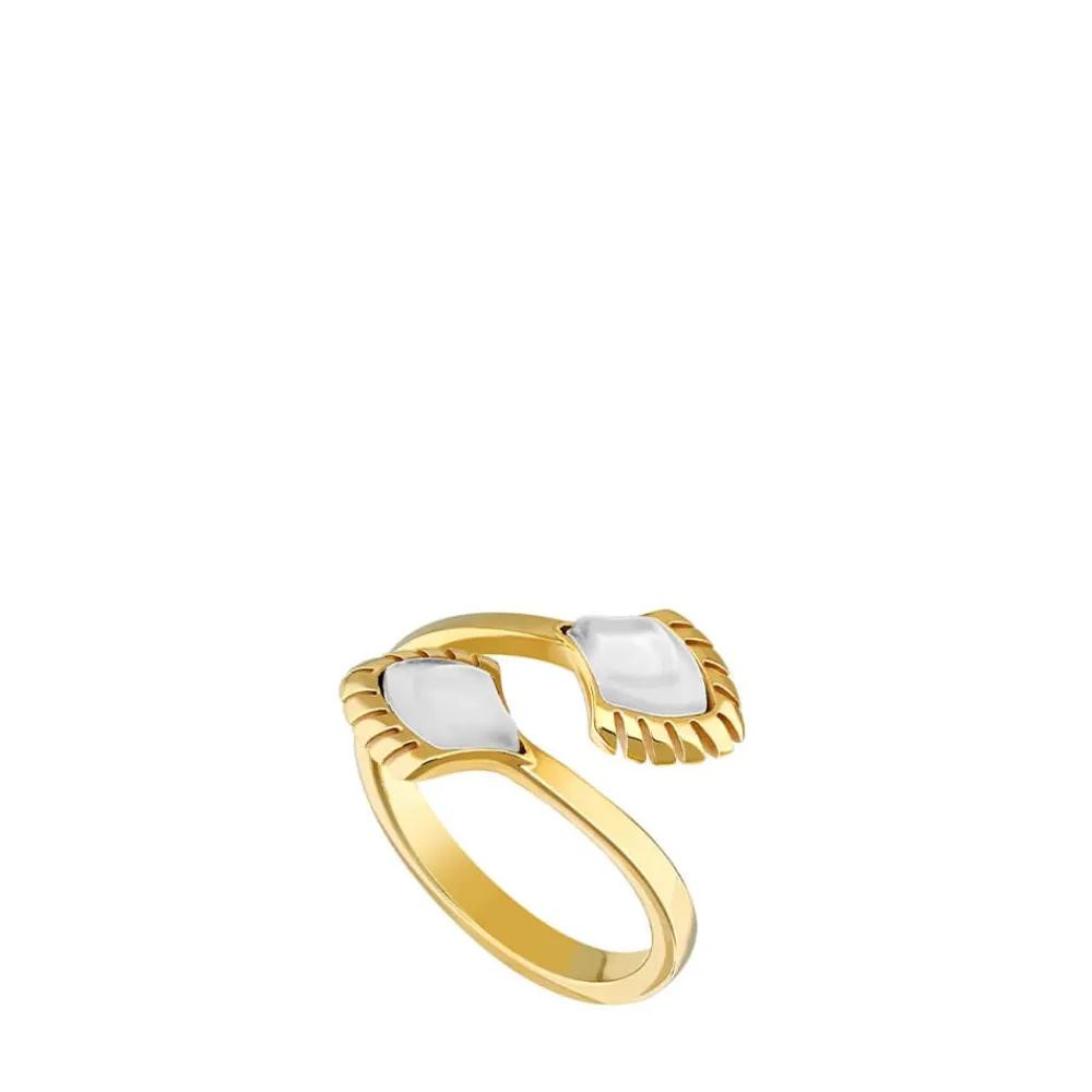 Vessière Cristaux Bijoux|Bagues Cristal|Bague paon pm lalique