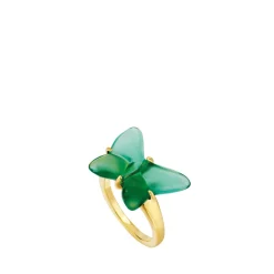 Vessière Cristaux Bijoux|Bagues Cristal|Bague papillon lalique