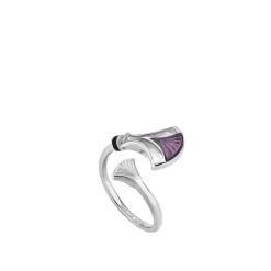 Vessière Cristaux Bijoux|Bagues Cristal|Bague toi&moi Larcade cristal Lalique