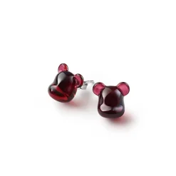 Vessière Cristaux Bijoux|Boucles D’Oreilles Cristal|Be@rbrick boucles d’oreilles puce argent baccarat