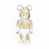 Vessière Cristaux Décoration|Sculptures Cristal|Be@rbrick dragon cristal Baccarat 2024