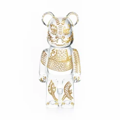 Vessière Cristaux Décoration|Sculptures Cristal|Be@rbrick dragon cristal Baccarat 2024