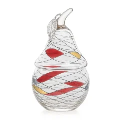 Vessière Cristaux Décoration|Coupes, Coupelles Et Photophores|Bombonière poire cristal Galleria