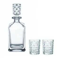 Vessière Cristaux Art De La Table|Carafes Cristal Daum Baccarat Lalique|Bossa nova carafe + 2 verres à whisky