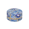 Vessière Cristaux Coupes & Photophores|Boites Cristal|Boîte à caviar pm Héritage bleu Émaux de Longwy