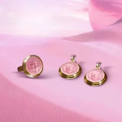 Vessière Cristaux Bijoux|Boucles D’Oreilles Cristal|Boucles d’oreilles aréthuse rond Lalique