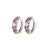 Vessière Cristaux Boucles D’Oreilles Cristal|Boucles D’Oreilles|Boucles d’oreilles Éclat Lavande