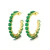 Vessière Cristaux Boucles D’Oreilles Cristal|Boucles D’Oreilles|Boucles d’oreilles éclat verdoyant