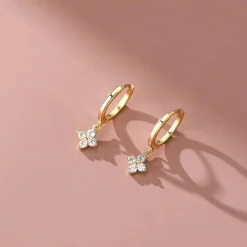 Vessière Cristaux Boucles D’Oreilles Cristal|Boucles D’Oreilles|Boucles d’oreilles céleste cristal
