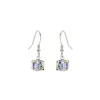 Vessière Cristaux Boucles D’Oreilles Cristal|Boucles D’Oreilles|Boucles d’oreilles cristal carré irisé