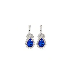 Vessière Cristaux Boucles D’Oreilles Cristal|Boucles D’Oreilles|Boucles d’oreilles cristal bleu renaissance